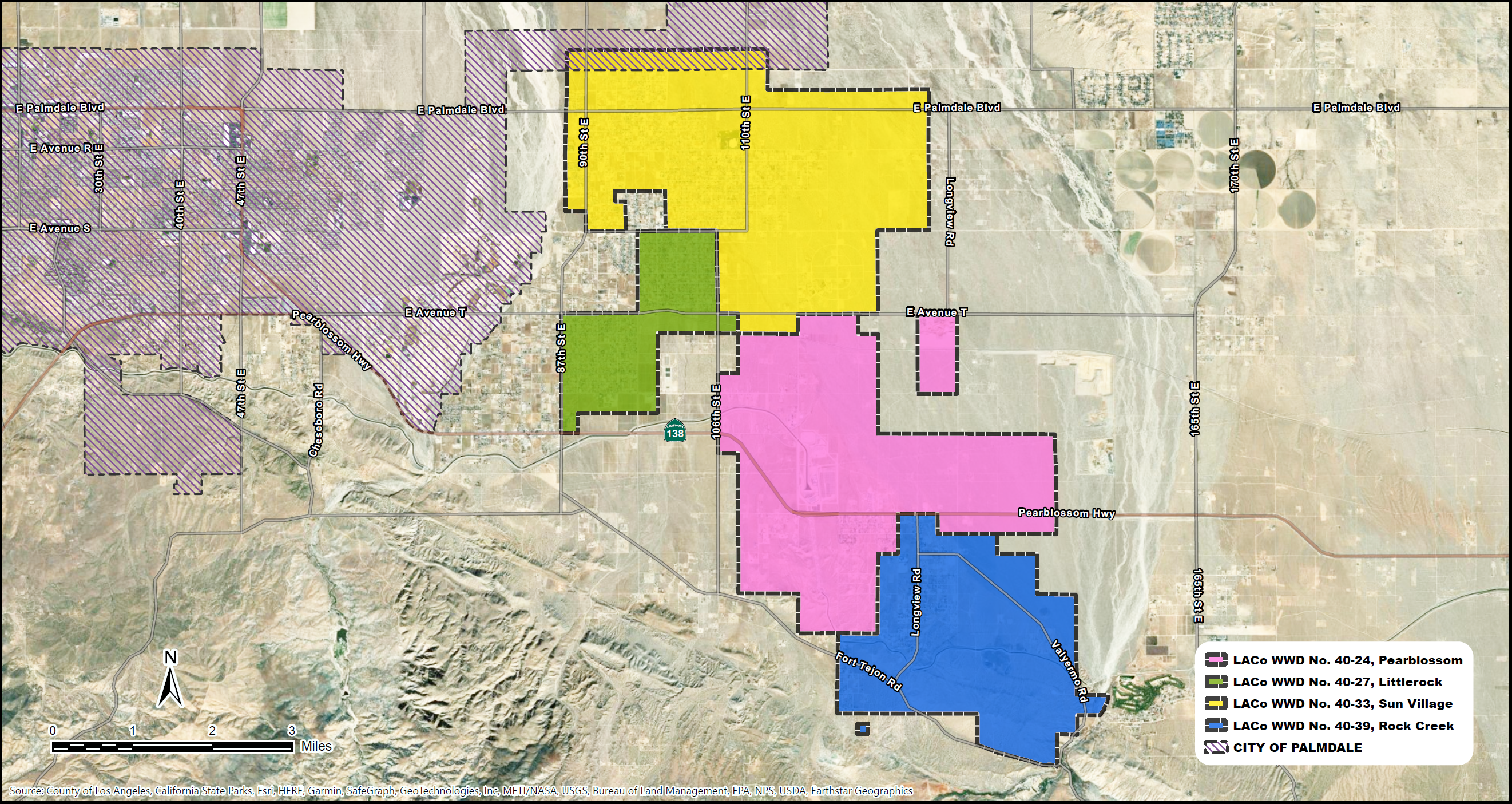 District 40, Antelope Valley, Regions 24, 27, 33 & 39